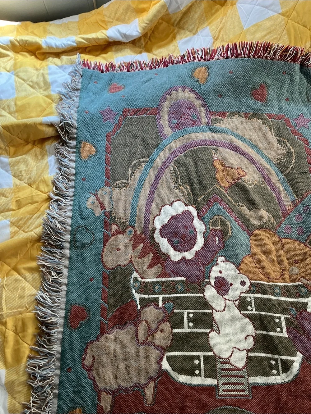 Vintage Noah’s Ark Tapestry/Blanket